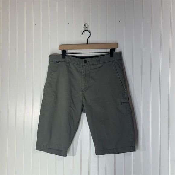 Fox Racing Men’s Gray Chino Cargo Shorts 34 Workwear Utility Pockets Skate BMX - Picture 1 of 5